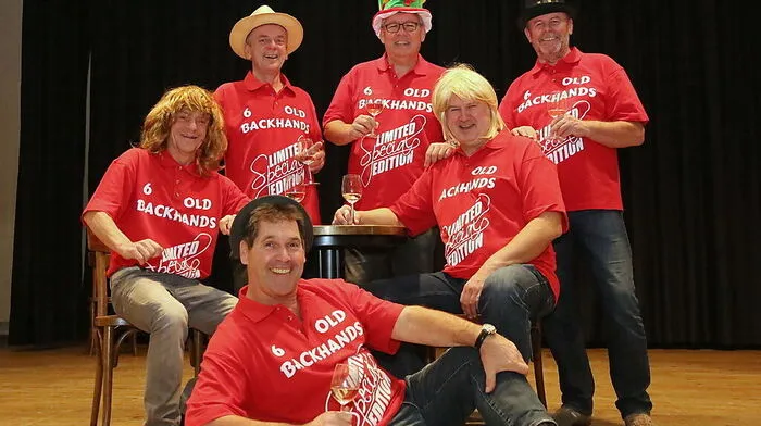 Peter Raffler, Seppi Bund, Martin Reichard, Mike Sonderegger, Erwin Ringer (hinten von links) und Alfred Tuscher (vorne).