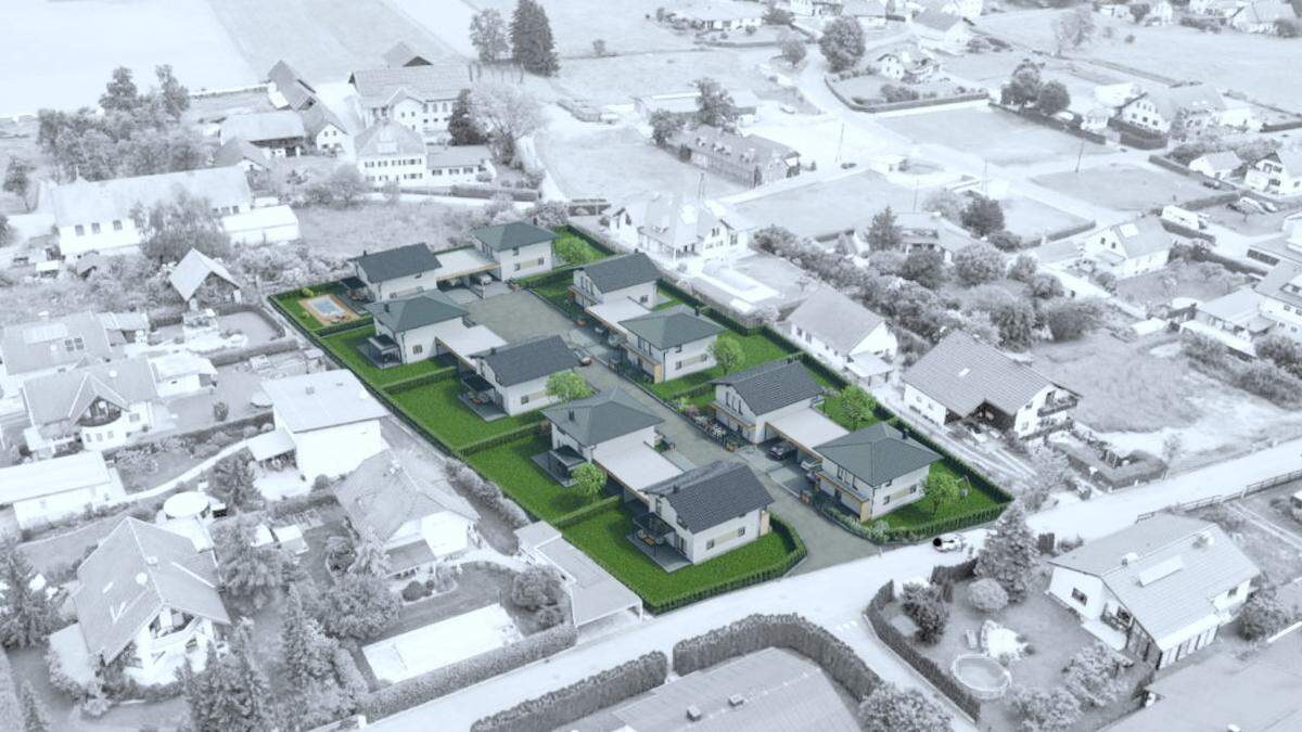 Zehn Einfamilienhäuser entstehen am ehemaligen Gelände des Kaiser-Verlages in Hörtendorf