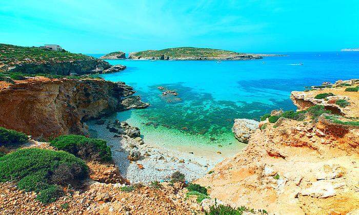 Auf Malta und Gozo findet man unberührte Buchten