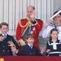 . 15/06/2024. London, United Kingdom. UK Royal Family including King Charles III, Queen Camilla, Prince William, Kate Middleton, Prince George , Princess Charlotte and Prince Louis, take part in Trooping the Colour in London. PUBLICATIONxINxGERxSUIxAUTxHUNxONLY xStephenxLockx/xi-Imagesx IIM-25306-0020