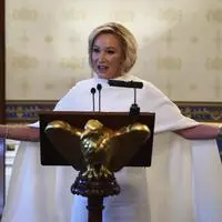 Pastorin Paula White-Cain sprach beim Osteressen im „Blue Room“ des Weißen Hauses
