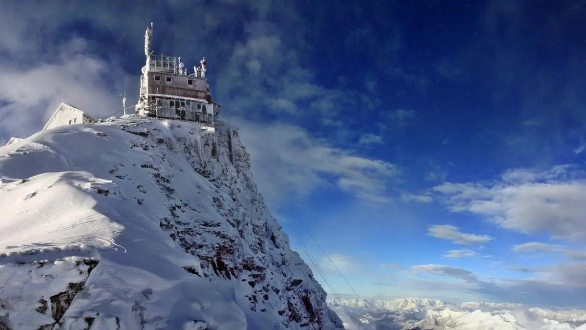 Das Observatorium Sonnblick befindet sich auf 3100 Meter Seehöhe 