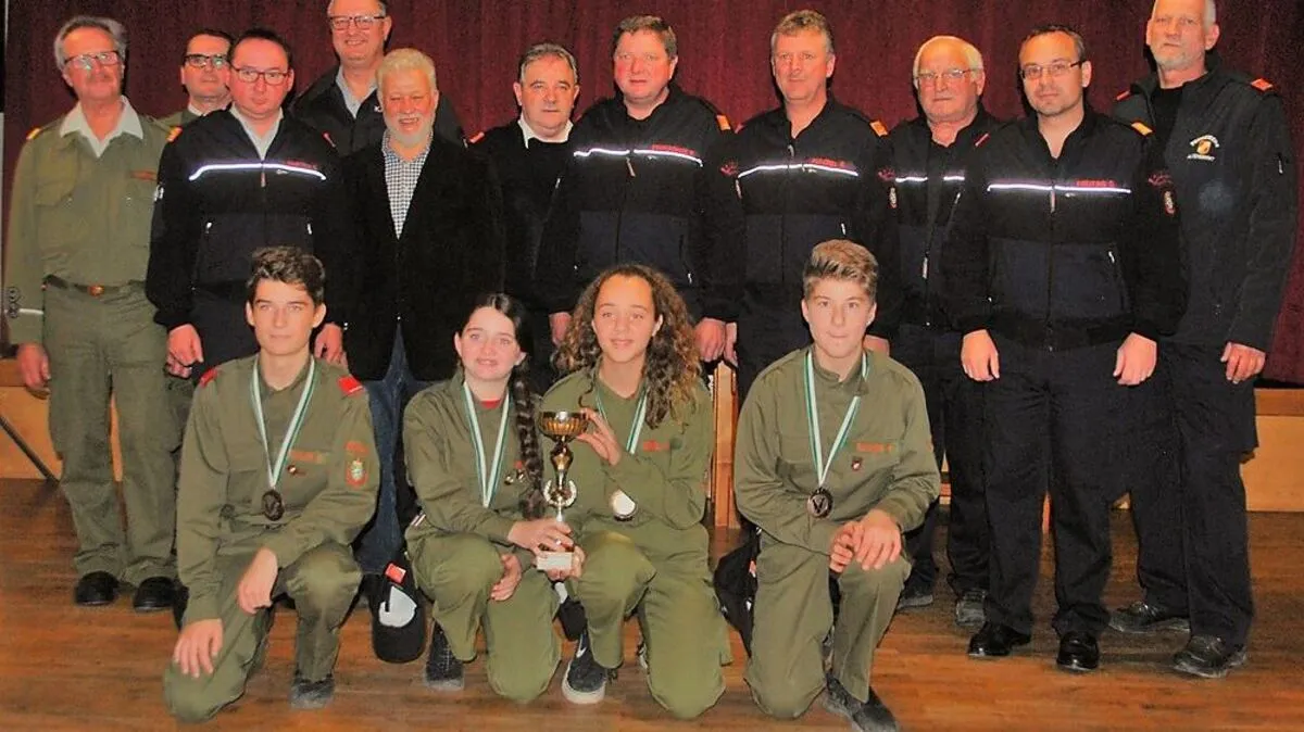 In der Mannschaftswertung holte sich die Jugendfeuerwehr Söchau/Bad Blumau den Sieg