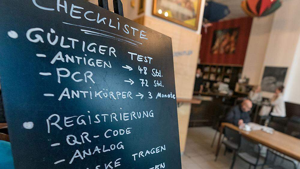 In Vorarlberg wird in der Gastronomie schon mit den neuen Regeln gearbeitet