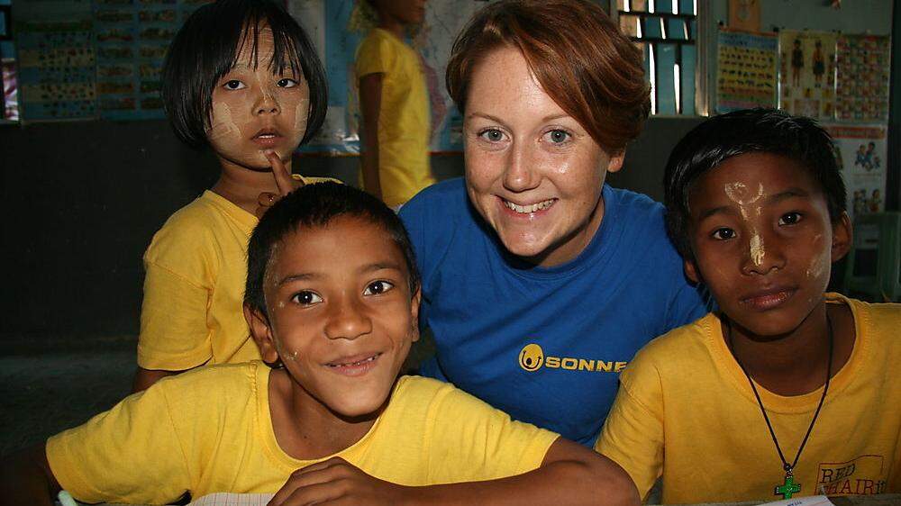 Kindern in Myanmar eine bessere Zukunft zu ermöglichen – dafür kämpft Sabine Ebner