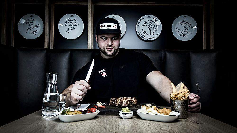 Steak-Liebhaber Lukas Weißhaidinger