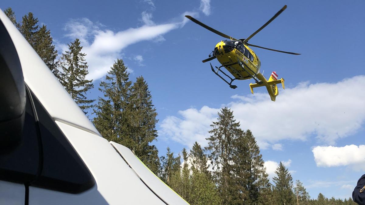 Die Radfahrerin musste mit dem Rettungshubschrauber ins LKH Graz geflogen werden (Sujetbild)