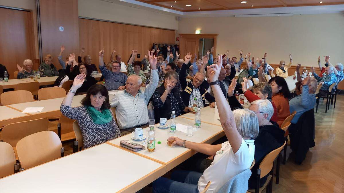 Neuwahl des Naturfreunde-Vorstands | Mitgliederversammlung der Naturfreunde in den Stadtsälen Voitsberg