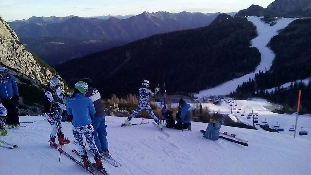 ÖSV-Damen trainierten im Skigebiet Nassfeld