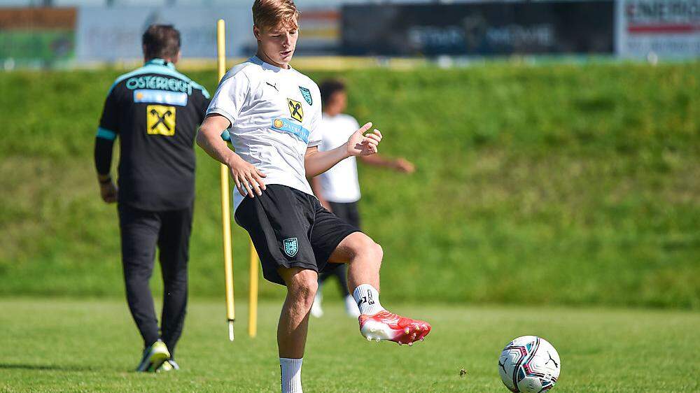 Alexander Prass erzielte seinen ersten Treffer für Österreichs U21.