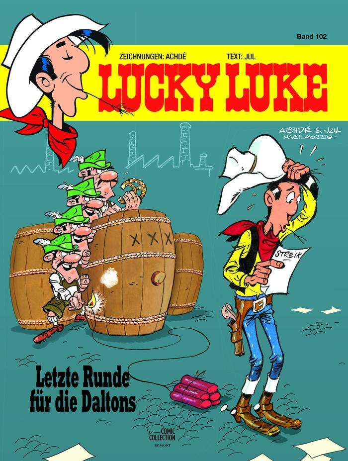 Achdé/ Jul. Lucky Luke - Letzte Runde für die Daltons. Egmont Ehapa Media, 48 Seiten, 8 Euro. 