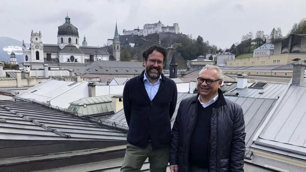 Die Masterminds hinter dem neuen Lokal: Florian Weitzer und Michael Pfaller (Weitzer Hotels)