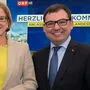 Niederösterreichs Landeshauptfrau Johanna Mikl-Leitner und Robert Ziegler, ORF-NÖ-Landesdirektor 