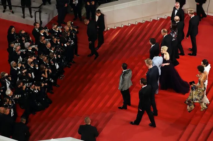 Auf dem Roten Teppich in Cannes herrschte ein Riesenandrang