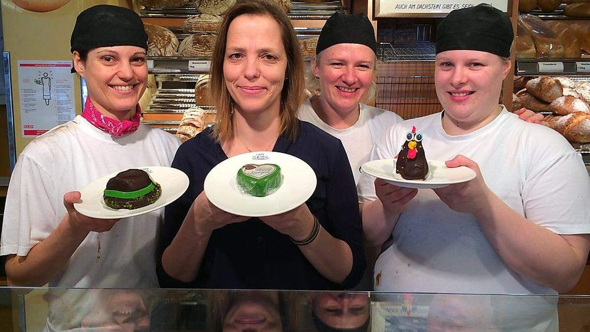 Erika Hollerer, Martina Seidl, Brigitte Fladl und Verena Ebner 