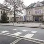 Zebrastreifen Gemeindeamt Pörtschach Dezember 2023