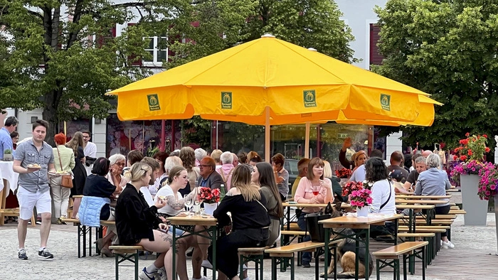 Das Stadtmarketing-Duo Barbara Wagner und Markus Jahn eröffnete...