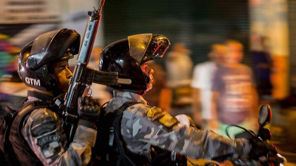 Großeinsatz für die brasilianische Polizei
