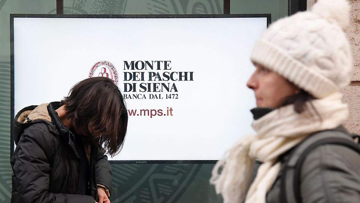 Italiens Bank Monte dei Paschi ist schwer in der Krise