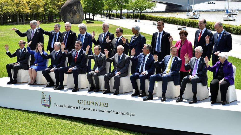 Treffen der Finanzminister und Notenbankchefs der sieben führenden Industrienationen (G7) im japanischen Niigata