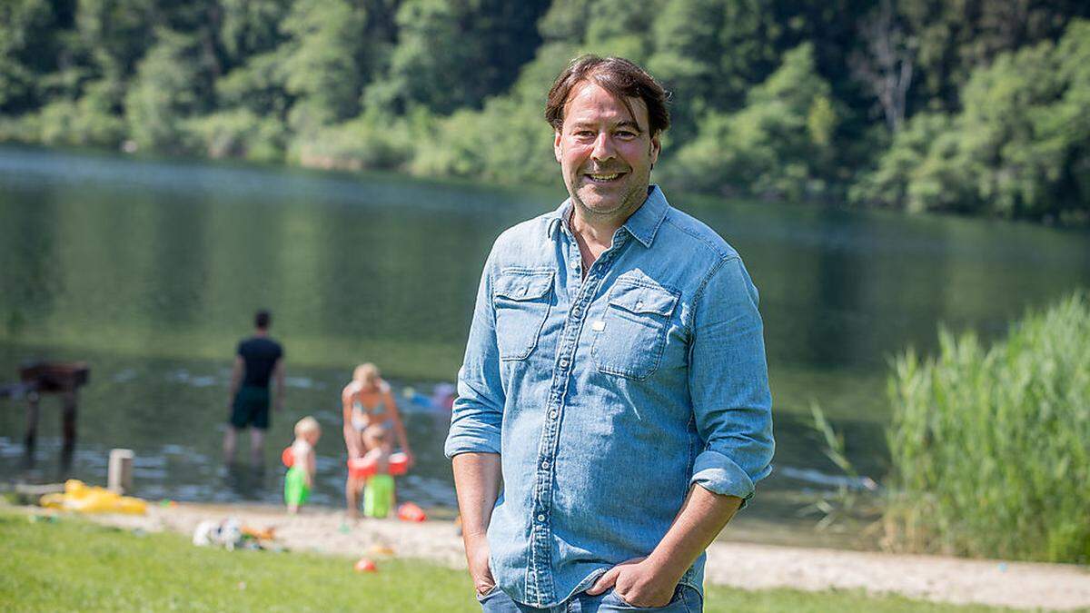 „Freue mich auf ein weiteres Jahr“, sagt Peter Zwanziger, Pächter des Strandbads Rauschelesee 