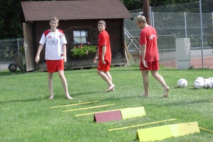Hier eifrig beim Training.