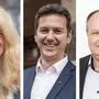 Claudia Arpa, Daniel Fellner und Armin Geißler (von links)