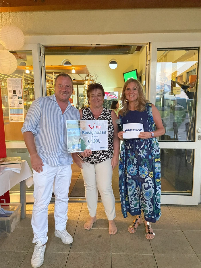 TUI sponserte einen Reisegutschein im Wert von 1000 Euro