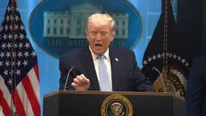  „Das ganze Land könnte in einer Nacht ausgelöscht werden, und diese Nacht könnte morgen sein“, sagte Trump am Montag im Weißen Haus