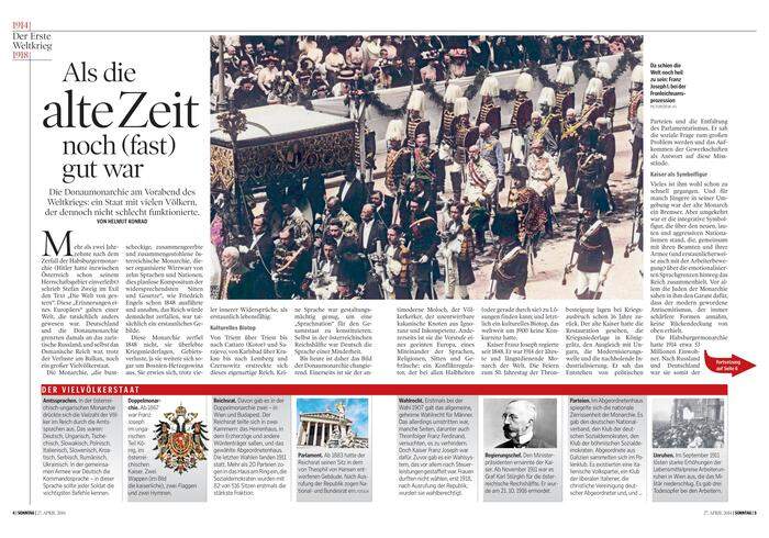 Kleine Zeitung vom 27. April 2014 - Seiten 4/5