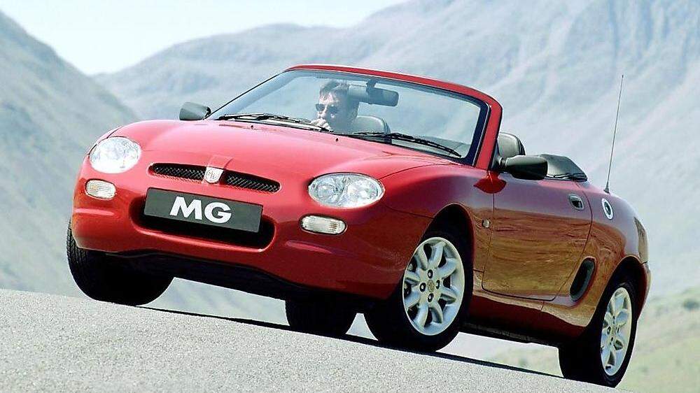 Ein letztes Aufbäumen: Der MGF (1995 bis 2005) war der einzige MG mit Mittelmotor 