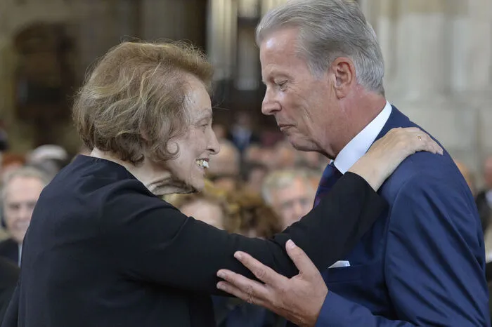 Edith Mock mit Reinhold Mitterlehner