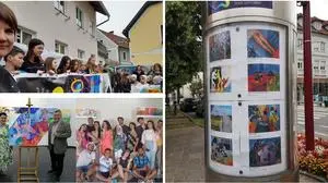 In Mautern, Weiz, Serbien und Griechenland werden derzeit Werke des Kunst- und Friedensprojektes "See the Big Picture" gezeigt.