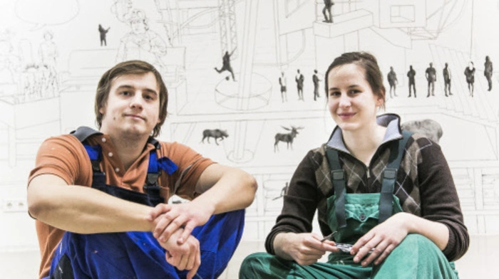 Michael Schitnig und Marleen Leitner sind mit ihrem "Studio Asynchrome" Grenzgänger zwischen Kunst und Architektur.