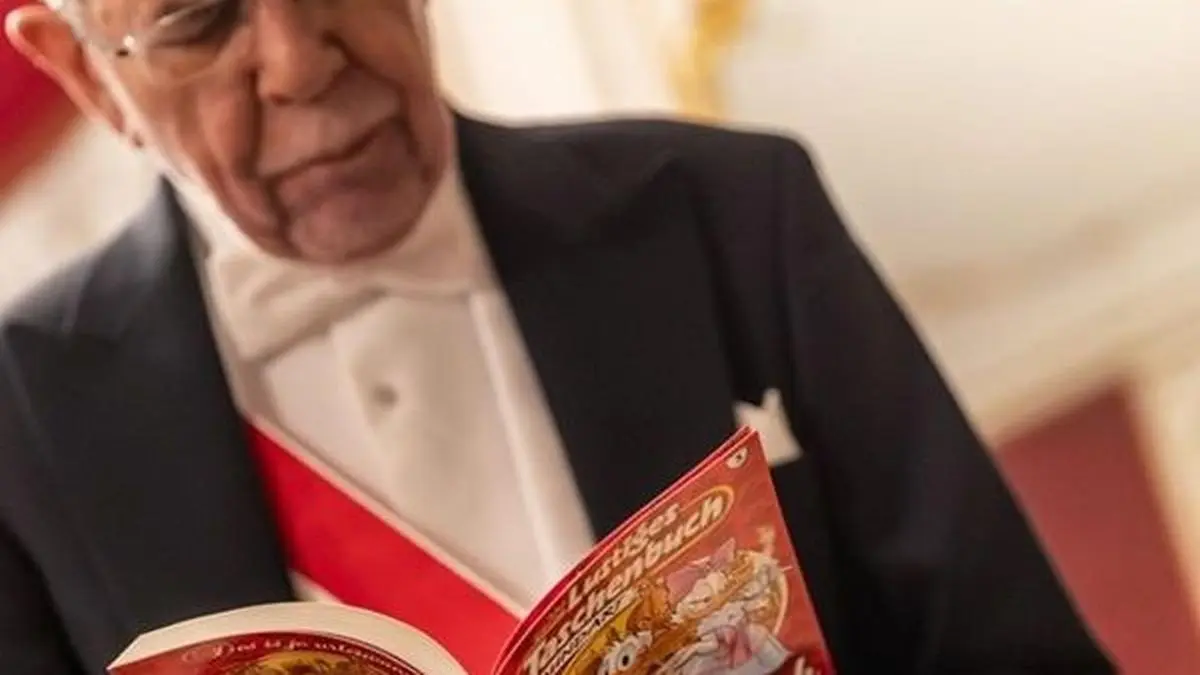 Sinn für Humor zeigte abermals Bundespräsident Alexander van der Bellen 