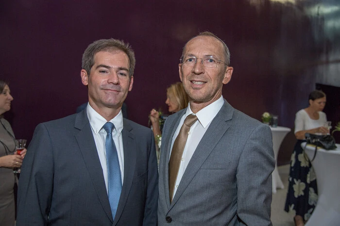 Thomas Dietinger, Wolfgang Mraz (v.l.): Mit DCCS bei den mittleren Unternehmen unter den Nominierten