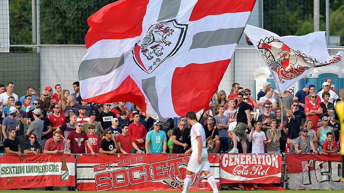 Beim letzten Heimspiel des GAK waren 2100 Zuseher in Weinzödl 