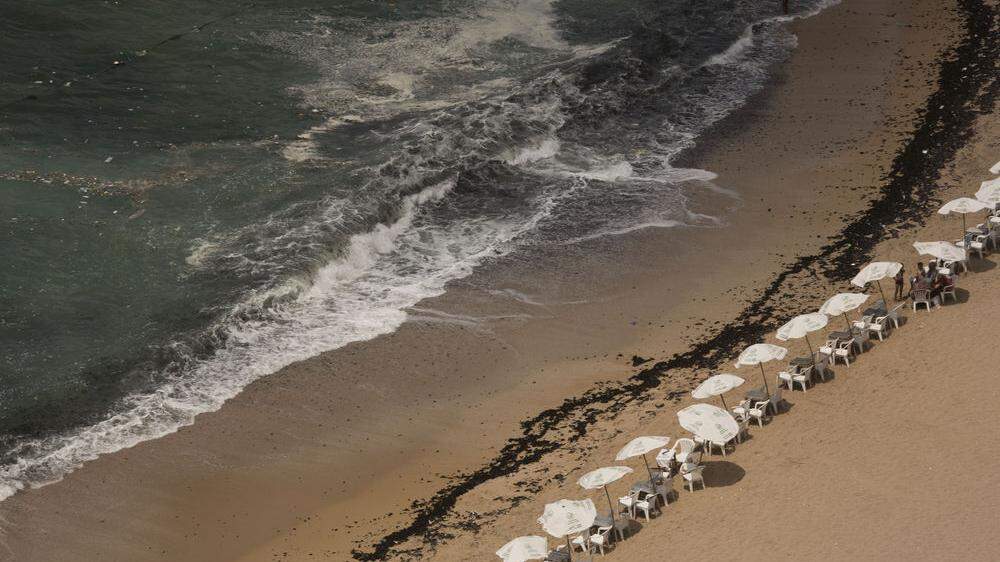 An diesem Strand in Alexandria ertranken fast ein Dutzend Menschen