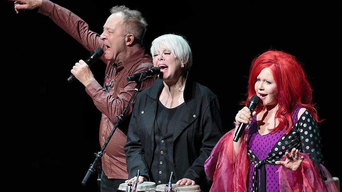 Fred Schneider, Cindy Wilson, Kate Pierson - Gründungsmitglieder der B-52s