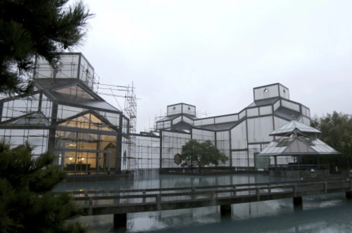 Filigran: die Struktur des Museums im ostchinesischen Suzhou.