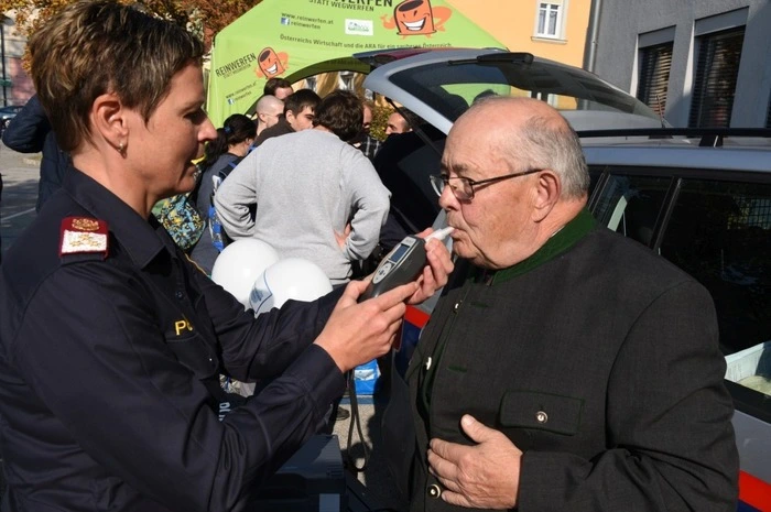 Auch die Polizei war mit einem Ausstellungsstand vertreten.
