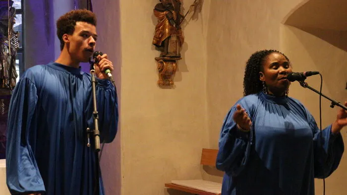 Den Auftakt des Festivals bildete der Auftritt der "Vianna Gospel Stars" in der Taborkirche.
