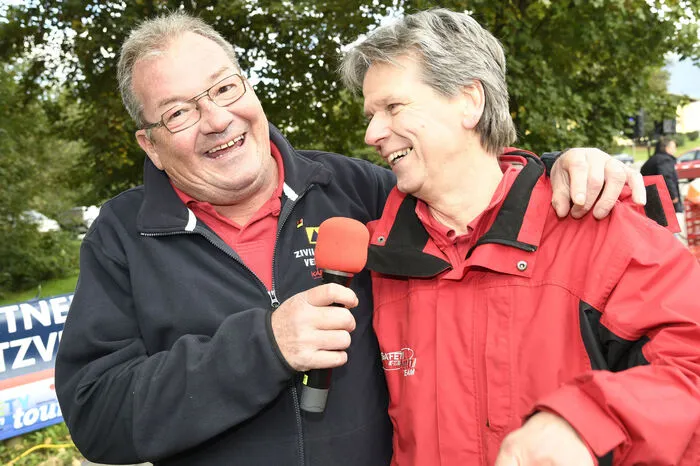 Ein eingespieltes Organisationsduo: Günther Fugger und Anton Podbevsek vom Kärntner Zivilschutzverband.