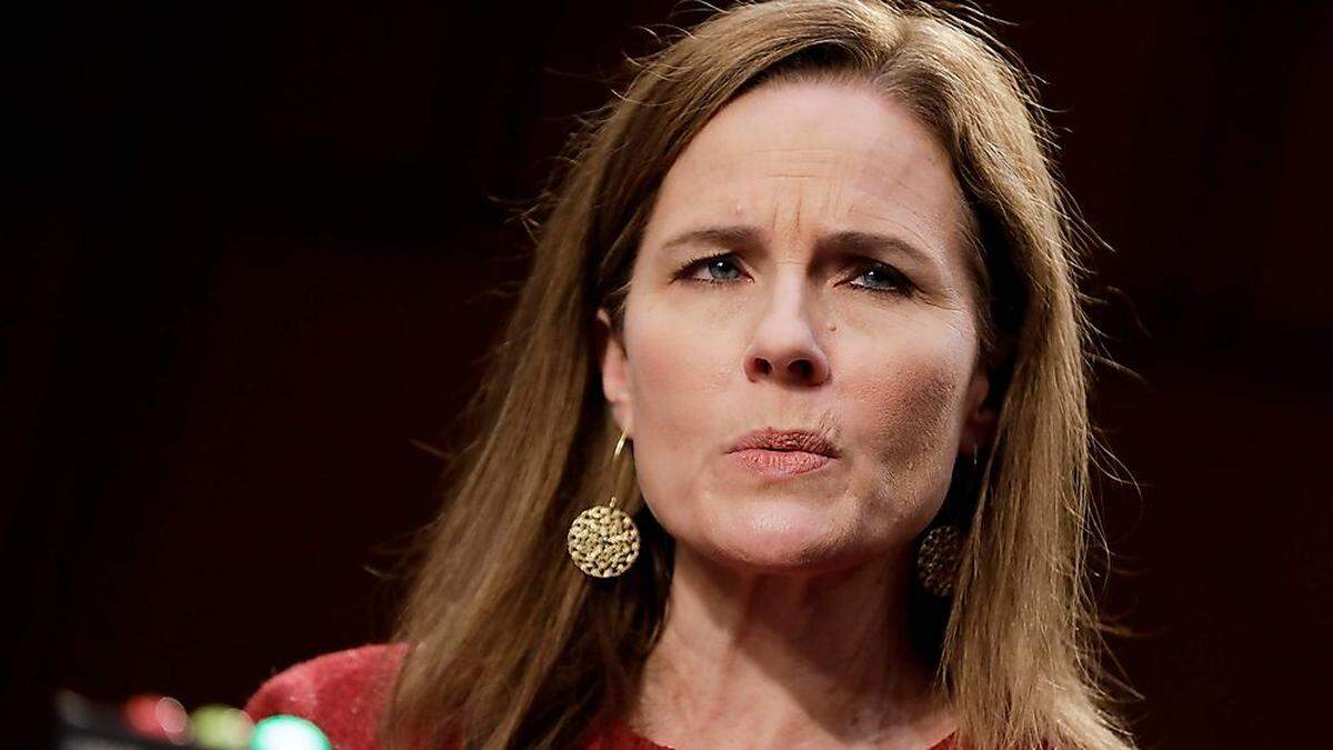 Amy Coney Barrett soll nach Trumps Willen Nachfolgerin der jüngst verstorbenen liberalen Richterin Ruth Bader Ginsburg werden