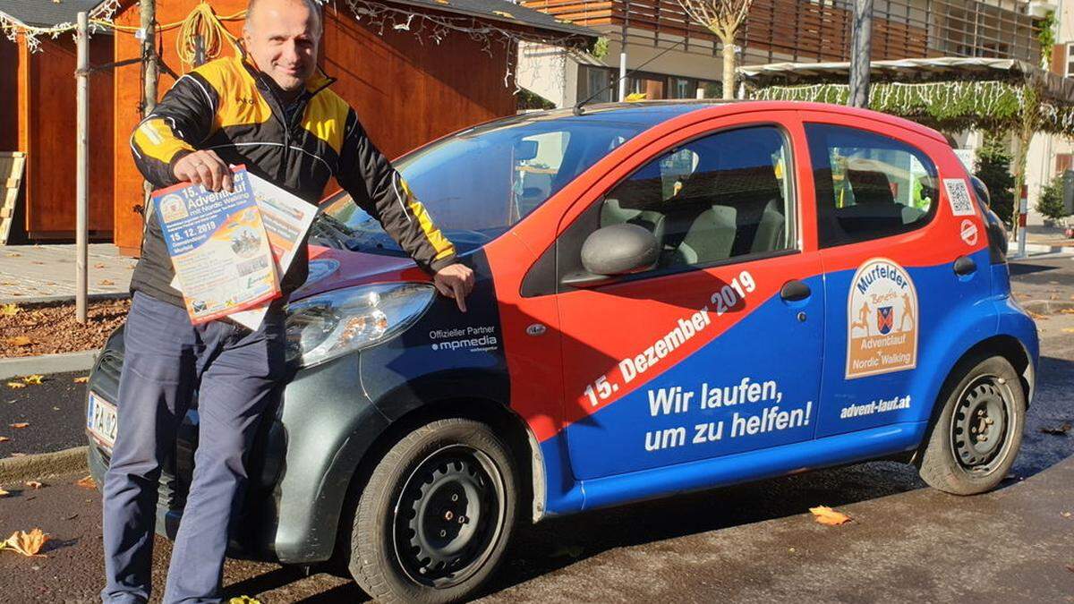 Organisator Hannes Klapsch und sein Team haben schon vor dem Lauf viele Kilometer für die Veranstaltung abgespult