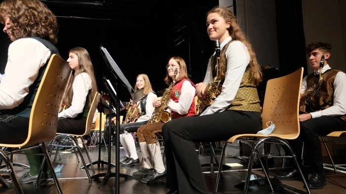 53 Jugendliche an elf Instrumenten ließen beim heutigen Abschlusskonzert das Forum Kloster in Gleisdorf erklingen.