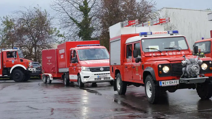 Großangelegte Übung für den Ernstfall in Feldbach: Übungsannahme ist ein großes Unwetter, das über die Region zog und Spuren der Verwüstung hinterließ.