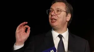 Serbiens Präsident Aleksandar Vučić 