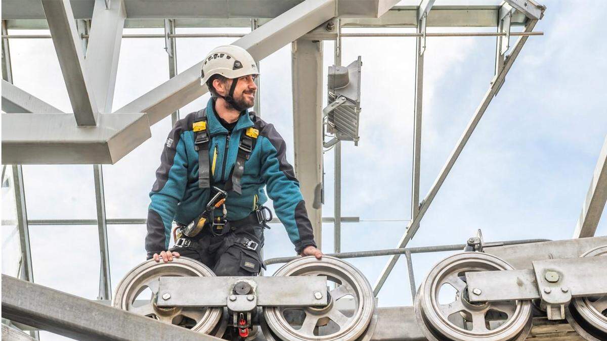 Aktuell läuft die Revision der Schöckl-Seilbahn