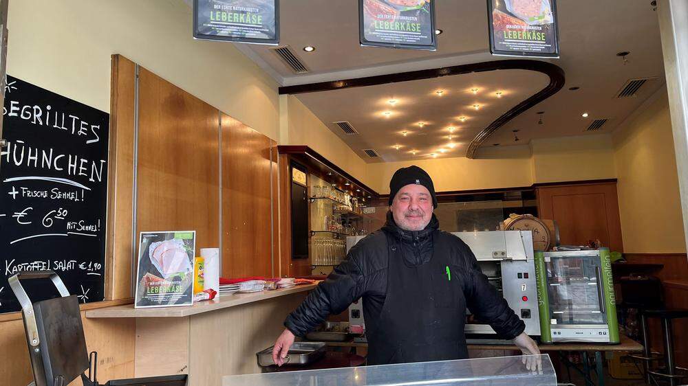 Stefano Scarná bietet seit kurzem warme Speisen zum Mitnehmen in der Voitsberger Innenstadt an